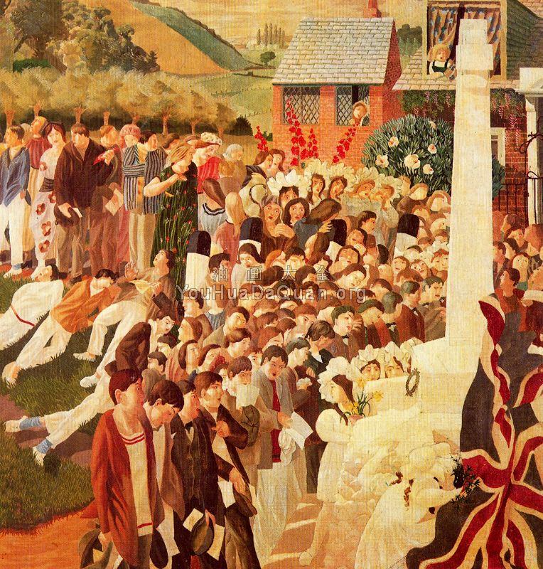 Unveiling Cookham War Memorial - 斯坦利·斯宾塞